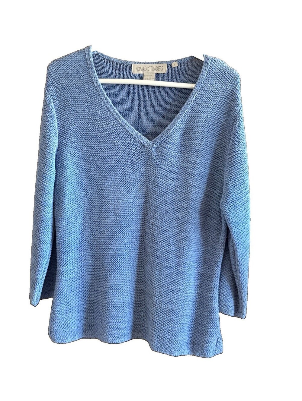 Nordic Traders L Acrylic/Nylon Knit Pullover Sweater Hong Kong